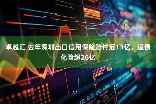 卓越汇 去年深圳出口信用保险赔付近13亿，追债化险超26亿